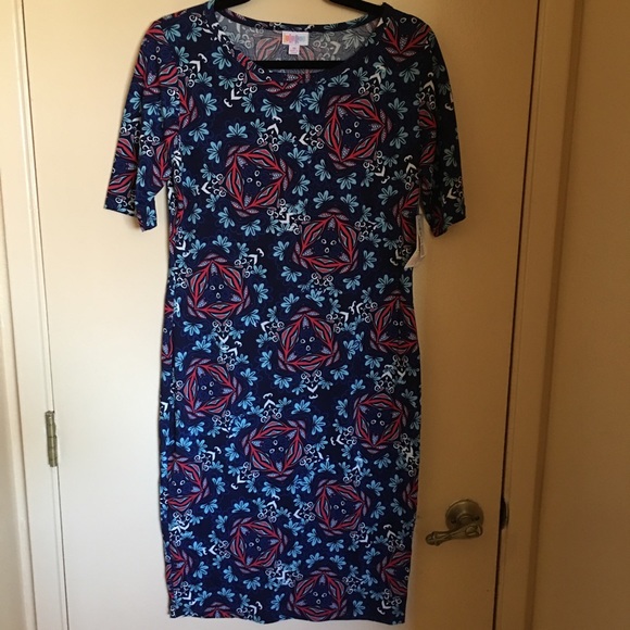 2 LulaRoe Julia dress lot - Picture 4 of 7
